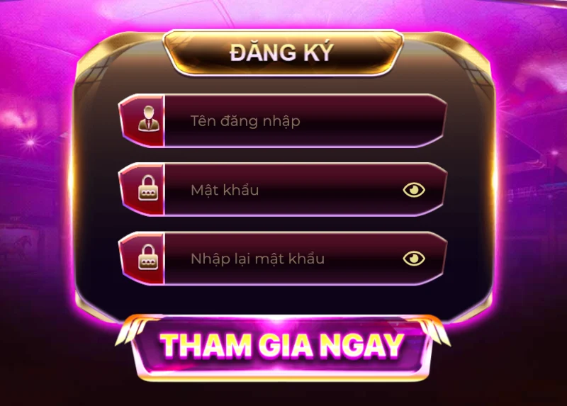 Đăng ký V8 Club để trở thành thành viên của cổng game